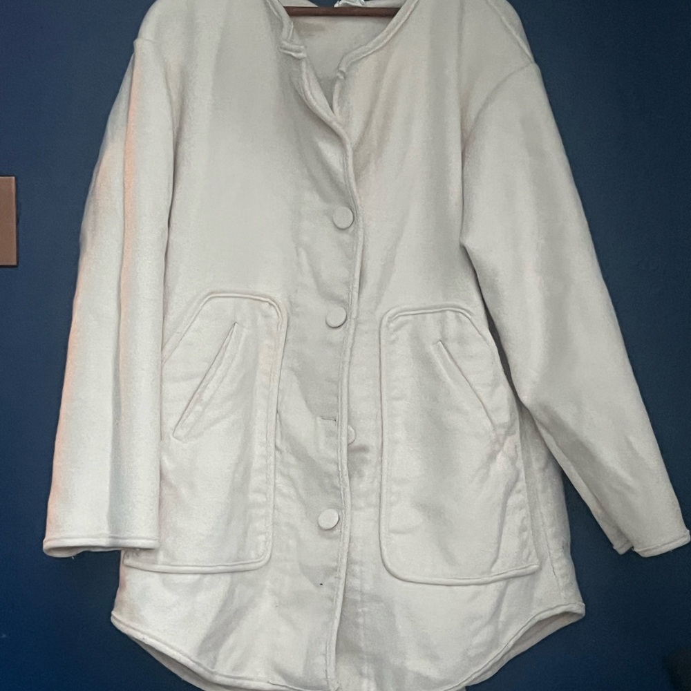 Splendid Cream Cape Coat